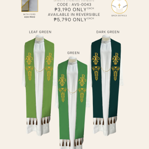 EMBROIDERED STOLE DESIGN (AVS-0043 )