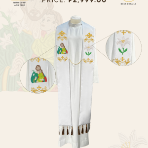 ST. JOSEPH, HUSBAND OF MARY STOLE DESIGNS (AVS-SJHM-0006)