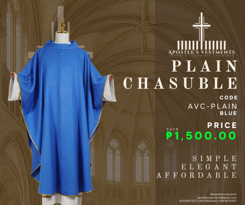 Plain Chasuble (AVC-PLAIN)