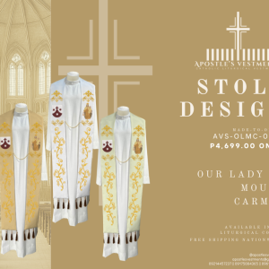 OUR LADY OF MOUNT CARMEL STOLE DESIGNS (AVS-OLMC-0002)
