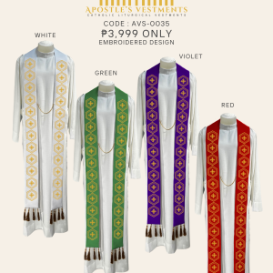 EMBROIDERED STOLE DESIGN (AVS-0035 )