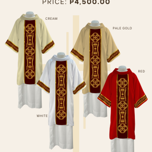 EMBROIDERED DALMATIC DESIGN (AVD-0006)