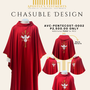 CHASUBLE DESIGN-PENTECOST (AVC-PENTECOST-0002)