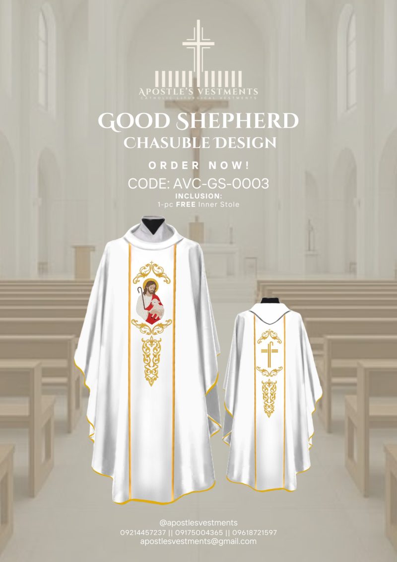 GOOD SHEPHERD CHASUBLE DESIGN (AVC-GS-0003)
