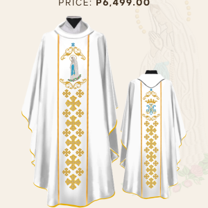 OUR LADY OF LOURDES CHASUBLE DESIGN (AVC-OLL-0002)