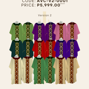 CHASUBLE V2 DESIGNS (AVC-V2-0001-V2)