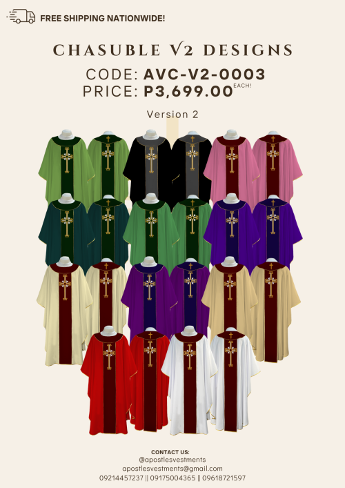 CHASUBLE V2 DESIGNS (AVC-V2-0003-V2)