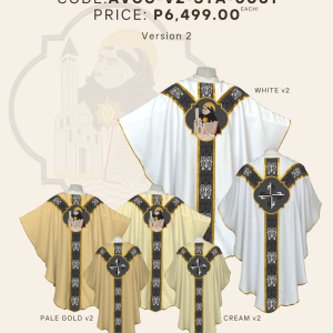 ST THOMAS AQUINAS GOTHIC CHASUBLE DESIGN (AVGC-V2-STA-0001-V2)