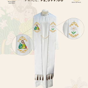 ST. JOSEPH, HUSBAND OF MARY STOLE DESIGNS (AVS-SJHM-0007)