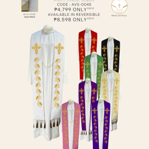 EMBROIDERED STOLE DESIGN (AVS-0045)