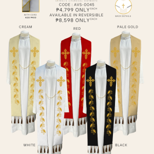EMBROIDERED STOLE DESIGN (AVS-0045)