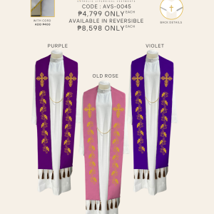 EMBROIDERED STOLE DESIGN (AVS-0045)