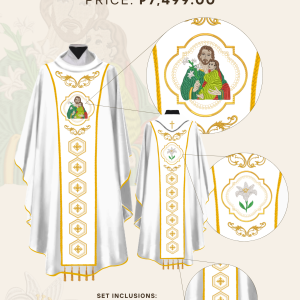 ST. JOSEPH, HUSBAND OF MARY DETACHABLE ORPHREY DESIGNS (AVDO-SJHM-0004)