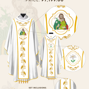 ST. JOSEPH, HUSBAND OF MARY DETACHABLE ORPHREY DESIGNS (AVDO-SJHM-0005)