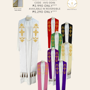 EMBROIDERED STOLE DESIGN (AVS-0046)