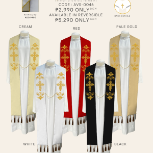 EMBROIDERED STOLE DESIGN (AVS-0046)