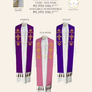 EMBROIDERED STOLE DESIGN (AVS-0046)