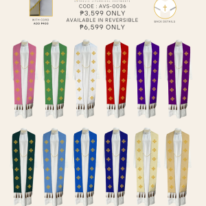 EMBROIDERED STOLE DESIGN (AVS-0036 )
