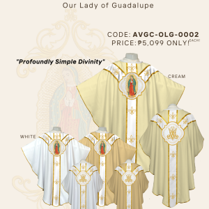 OUR LADY OF GUADALUPE GOTHIC CHASUBLE DESIGNS (AVGC-OLG-0002)