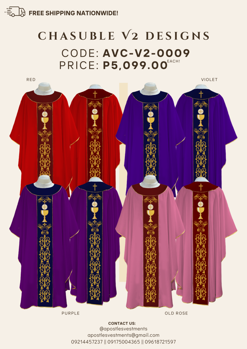 CHASUBLE V2 DESIGNS (AVC-V2-0009)