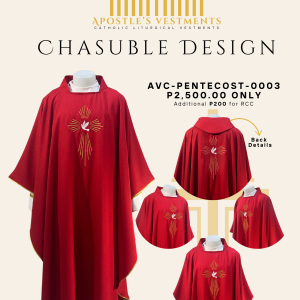 CHASUBLE DESIGN-PENTECOST (AVC-PENTECOST-0003)