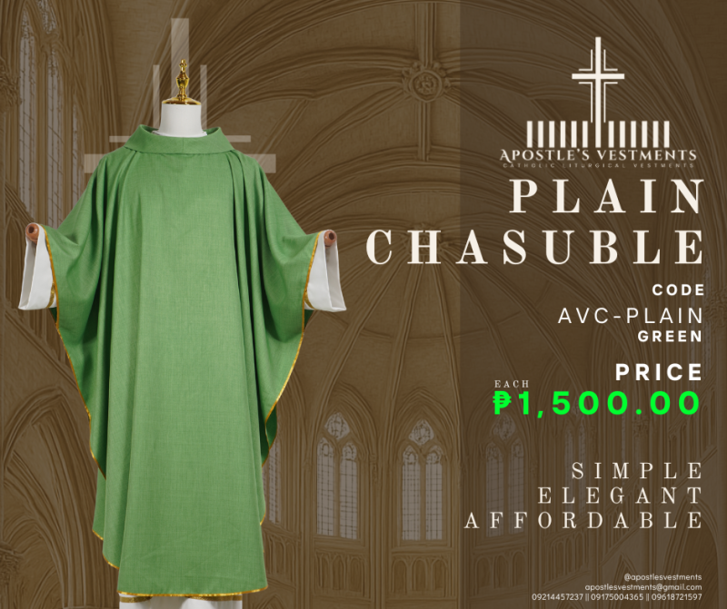 Plain Chasuble (AVC-PLAIN)