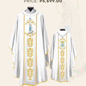 OUR LADY OF LOURDES CHASUBLE DESIGN (AVC-OLL-0003)