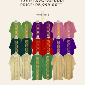 CHASUBLE V2 DESIGNS (AVC-V2-0001-V3)