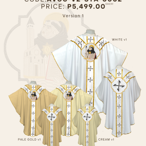 ST THOMAS AQUINAS GOTHIC CHASUBLE DESIGN (AVGC-V2-STA-0002-V1)