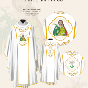 ST. JOSEPH, HUSBAND OF MARY DETACHABLE ORPHREY DESIGNS (AVDO-SJHM-0009)