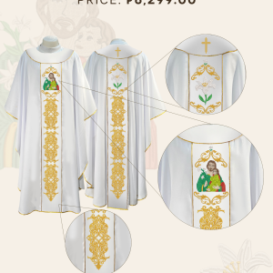 ST.JOSEPH, HUSBAND OF MARY CHASUBLE V2 DESIGN (AVC-V2-SJHM-0001)