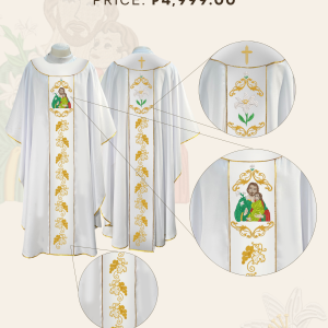ST.JOSEPH, HUSBAND OF MARY CHASUBLE V2 DESIGN (AVC-V2-SJHM-0004)