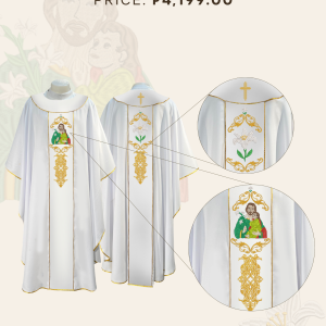 ST.JOSEPH, HUSBAND OF MARY CHASUBLE V2 DESIGN (AVC-V2-SJHM-0006)