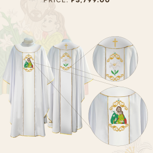 AVC-V2-SJHM-0007 ST.JOSEPH, HUSBAND OF MARY CHASUBLE V2 DESIGN (AVC-V2-SJHM-0007)