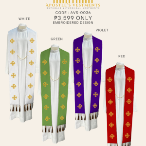 EMBROIDERED STOLE DESIGN (AVS-0036 )