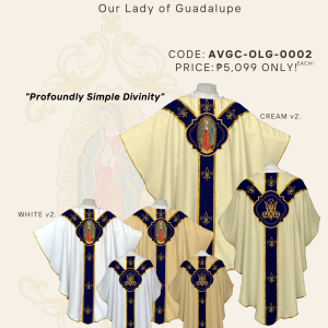 OUR LADY OF GUADALUPE GOTHIC CHASUBLE DESIGNS (AVGC-OLG-0002)