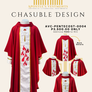 CHASUBLE DESIGN-PENTECOST (AVC-PENTECOST-0004)