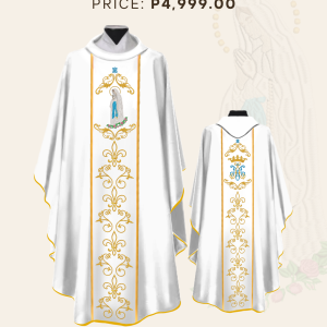 OUR LADY OF LOURDES CHASUBLE DESIGN (AVC-OLL-0004)