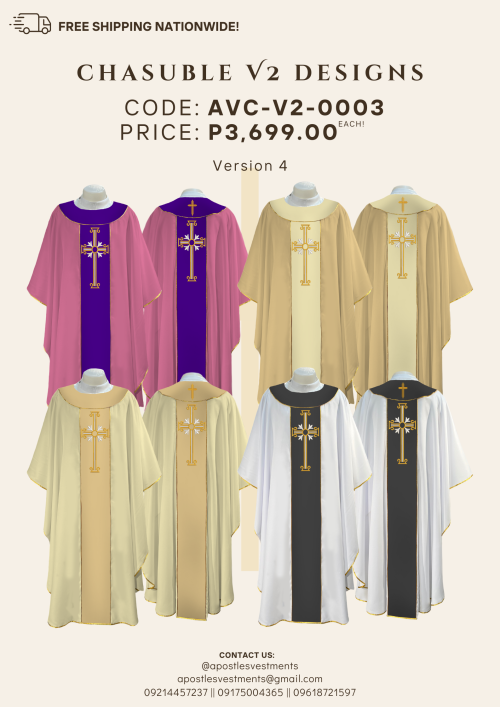 CHASUBLE V2 DESIGNS (AVC-V2-0003-V4)