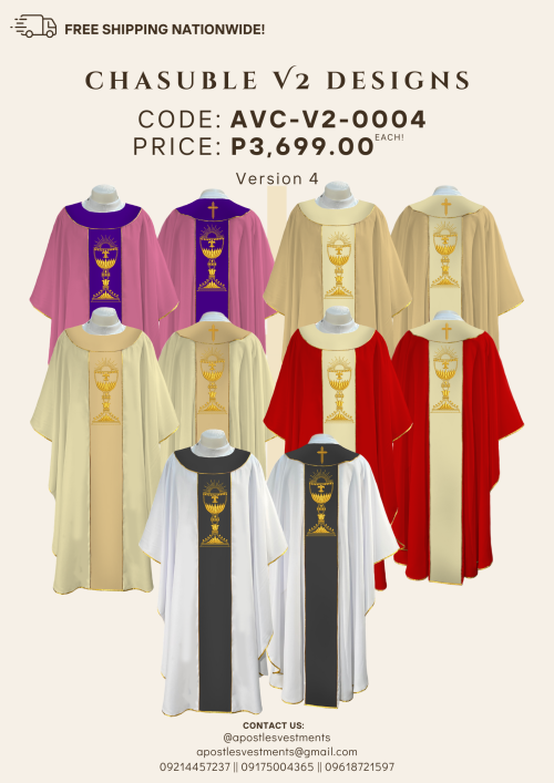 CHASUBLE V2 DESIGNS (AVC-V2-0004-V4)