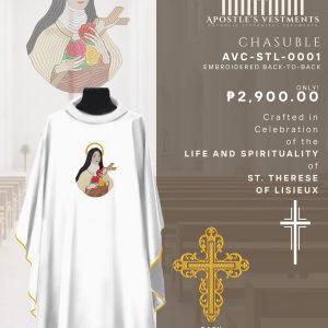 ST. THERESE OF LISIEUX CHASUBLE DESIGN (AVC-STL-0001)