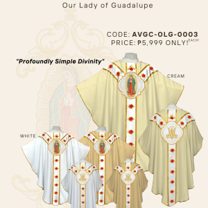 OUR LADY OF GUADALUPE GOTHIC CHASUBLE DESIGNS (AVGC-OLG-0003)