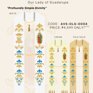 OUR LADY OF GUADALUPE STOLE DESIGNS (AVS-OLG-0004)