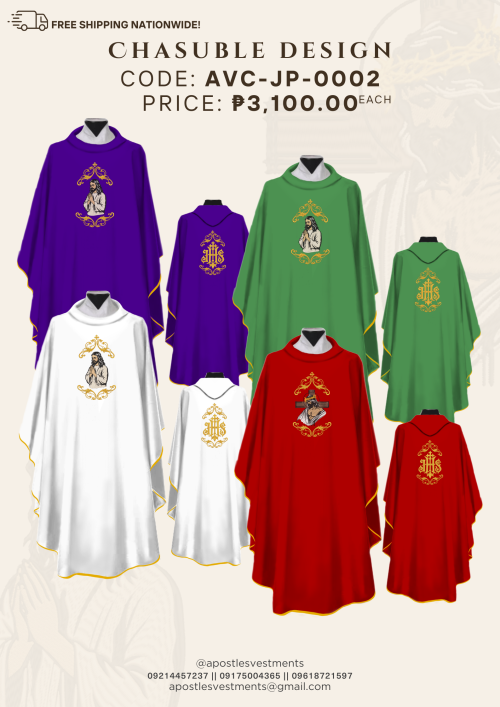JESUS CHRIST PRAYING/PASSION CHASUBLE DESIGNS ( AVC-JP-0002)