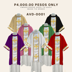 EMBROIDERED DALMATIC DESIGNS (AVD-0001)