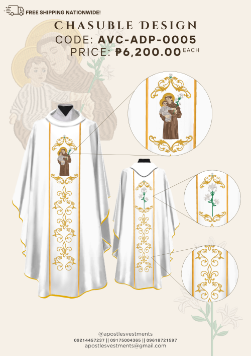 ST ANTHONY DE PADUA CASHUABLE DESIGNS (AVC-ADP-0005)