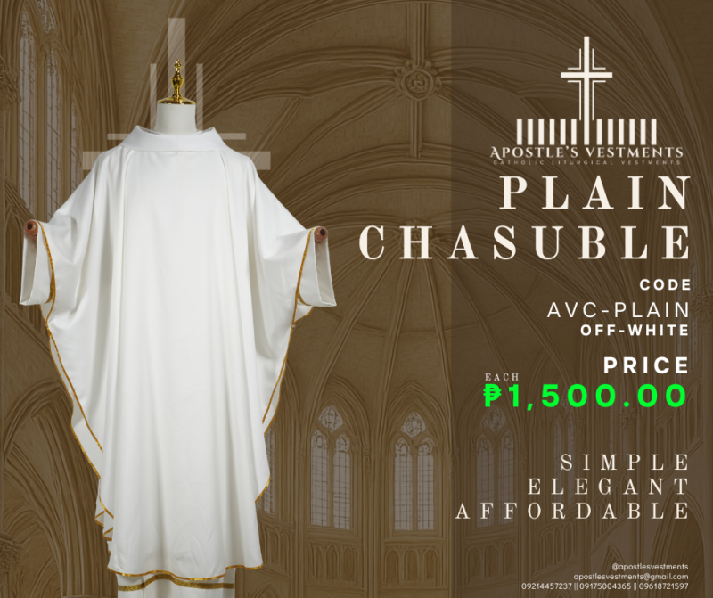 Plain Chasuble (AVC-PLAIN)