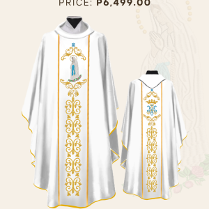 OUR LADY OF LOURDES CHASUBLE DESIGN (AVC-OLL-0005)