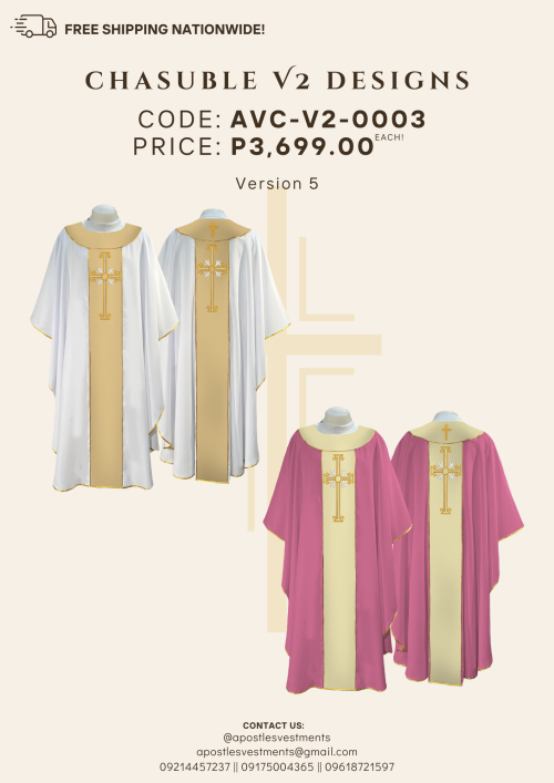 CHASUBLE V2 DESIGNS (AVC-V2-0003-V5)