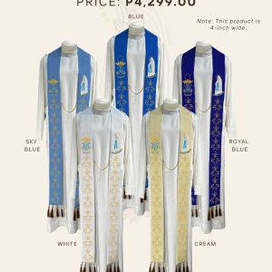 OUR LADY OF LOURDES STOLE DESIGNS (AVS-OLL-0005)
